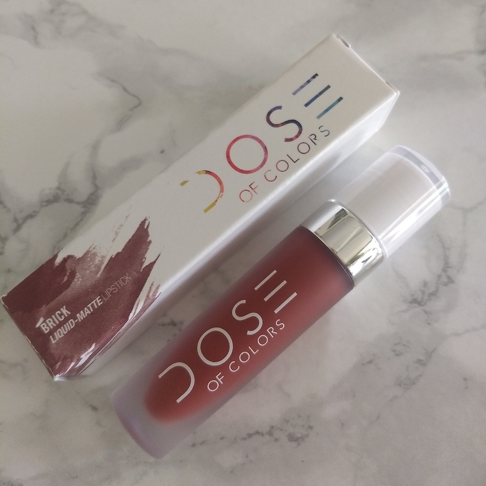 DOSE OF COLORS Brick Liquid Lipstick - BNIB